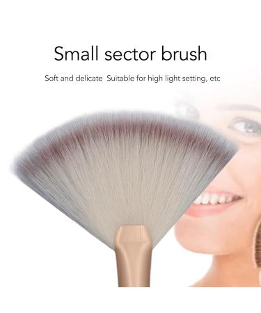 9 Pieces Fan Brush Set - Premium Soft Makeup Brushes for Highlighter Blush Foundation & More - Ergonomic & Easy to Clean | International Shipping Available - Buy Online on GoSupps.com