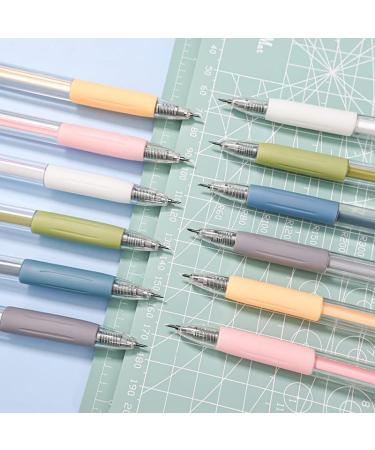 Cartoon Pattern Student Utility Knife Pen  Craft Cutting Tool Paper Pen Cutter Knife Creative Retractable  Cutter Knife Creative Retractable Precision Paper Cutting Carving Tools (12PCS)