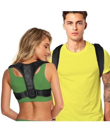 Posture Corrector for Women and Men - Adjustable Upper Back Brace for Clavicle to Support Neck Back and Shoulder (Universal)