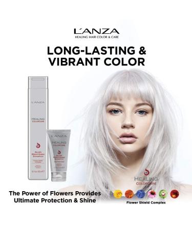 L'ANZA Healing ColorCare Silver Brightening Conditioner - 8.5 Fl Oz - For Silver, Gray, White, Blonde Hair - Controls Warm Tones - Boosts Shine and Brightness - Buy Online on GoSupps.com