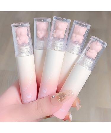 Bear Velvet Lipstick Cute Lip Glaze Pure Desire Casual Look Chestnut Lip Makeup Red-Brown New Lipstick Korean Mud - Buy Online on GoSupps.com