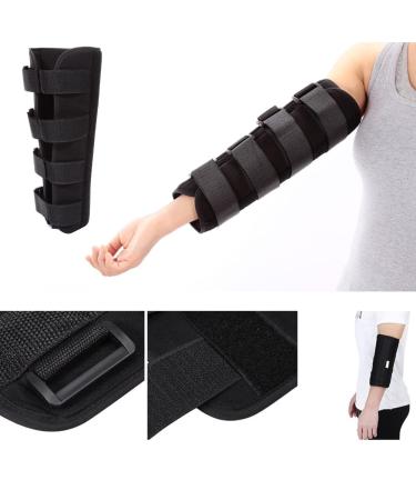 ZJchao Elbow Brace - Adjustable Hinged Forearm Support Night Splint Immobilizer & Stabilizer for Arm Pain Relief - Buy Online on GoSupps.com