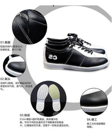 Womens Pink PU Bowling Shoes: Breathable Sneakers for Gym - Size 8 Black - Buy Online on GoSupps.com