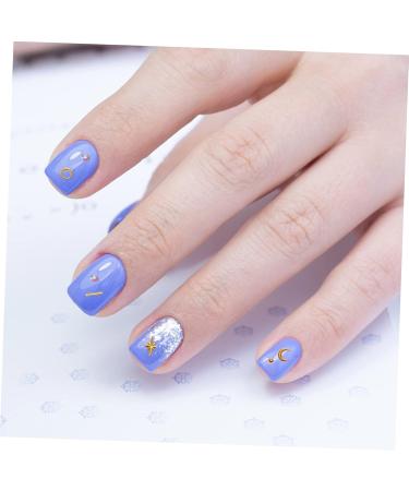 8 Boxes Alloy Nail Decoration Glitter Nail Wraps Nail Art Supplies Metal Decor Nail Art Sequins Nail Star Studs Moon Nail Studs Moon Decorations Nail Stickers Plastic Manicure Disc - Buy Online on GoSupps.com