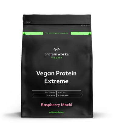 Protein Works - Vegan Protein Extreme | 29g Plant Based Protein | Added Vitamin Blend | 57 Servings | Raspberry Mochi | 2kg Raspberry Mochi 2kg - Buy Online on GoSupps.com