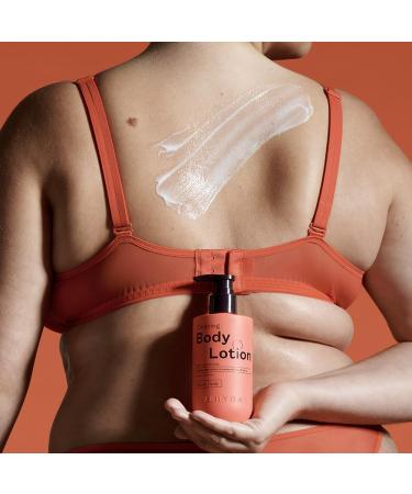 Frank Body Clearing Body Lotion | Vegan Cruelty-Free & Fast-Absorbing Gel-Lotion with Niacinamide | Mandarin & Cedarwood Scent | 250ml/8.45 fl oz - Buy Online on GoSupps.com