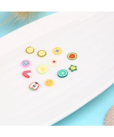 Polymer Clay Beads Fruit Smiley Handmade Beads 1000pcs DIY Fruit Polymer Clay Slices Nail Art Sticker Tip Decorations 5-7mm - Buy Online on GoSupps.com