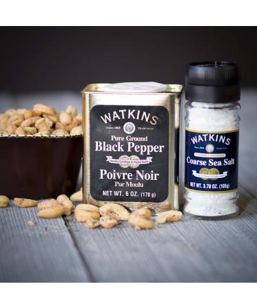 Watkins Gourmet Black Pepper 6 oz. Ground Spice Tin - 1-Pack - Buy Online on GoSupps.com