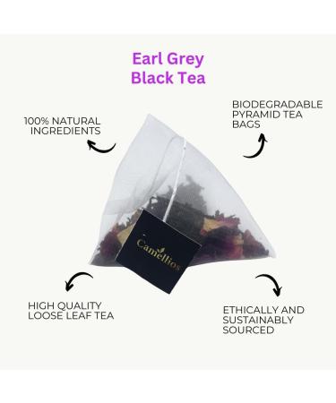 Th Earl Grey Sachets De Th Pyramide Camellios (15 Sachets De Th 1 Pack) - Buy Online on GoSupps.com