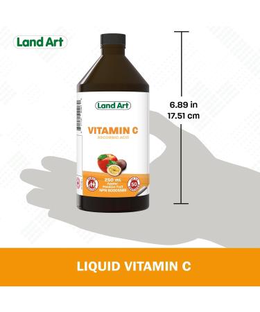 Vitamin C 250ml Immune System Support - Liquid Formula for Maximum Absorption - for Kids and Adults - Great Taste - Vegan - Non-GMO Gluten Free No Sugar Added - Made in Canada 250 ml (Pack of 1) - Buy Online on GoSupps.com