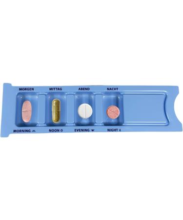 Medicinal Dispenser - Medication Organizer & Dosing Aid for Daily Dosage | Tablet Dispenser for Tomorrow Noon Evening Night (100 Units) - Buy Online on GoSupps.com