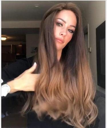 BGHJUE Yellow Long Curly Lace Front Human Wig for Black Women - Pre-Plucked Brazilian Remy Hair - Buy Online on GoSupps.com