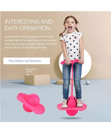 Christoy Pogo Jumper with Handle and Ball Pump - Safe & Fun High Jump Toy for Kids and Adults (Blue) - Buy Online on GoSupps.com