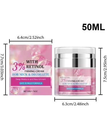  G n rique Neck Cream Lift Moisturizer Tightening Skin Formula 50g Hydrating Lotion Firming Face solution Anti-Aging Care Solution Cream for Women Men Day Night Use Multicolor - Buy Online on GoSupps.com