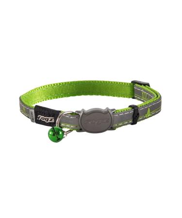 ROGZ CB08-L Collar Nightcat S green green Single*
