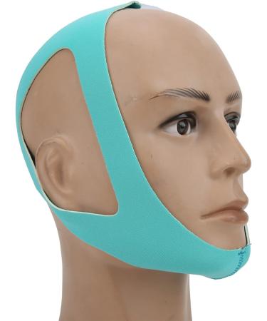 Anti Snoring Chin Strap - Snore Relief Solution for Adults | Breathable & Adjustable Jaw Strap for Effective Sleep Aid (Blue) - Buy Online on GoSupps.com