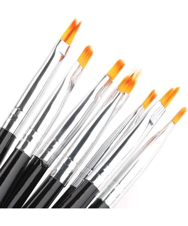 DIY Manicure Brush Set - 8 Pcs Soft Bristle Pens for Beautiful Flower Patterns - Buy Online on GoSupps.com