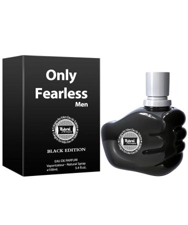Hybrid & Company Only Fearless For Men Black Edition Eau De Toilette Natural Spray Vaporisateur 3.4 FL.OZ ONLY FEARLESS 3.4 Fl Oz (Pack of 1) - Buy Online on GoSupps.com
