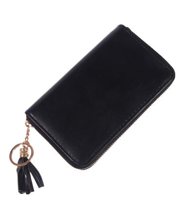 Lurrose Nail Print Stencil Card Holder | Nail Art Stamper Case & Plate Organizer - Black - Buy Online on GoSupps.com