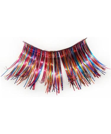 minkissy 3 Pairs False Eyelashes False Lashes Colorful Halloween Eyelashes Halloween Makeup Eyelashes Fake Eyelashes Halloween Performance Eyelashes Color Bars Fancy - Buy Online on GoSupps.com