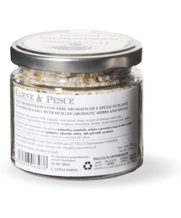  Frantoi Cutrera Flavored sea salt for meat and fish 200g - Buy Online on GoSupps.com