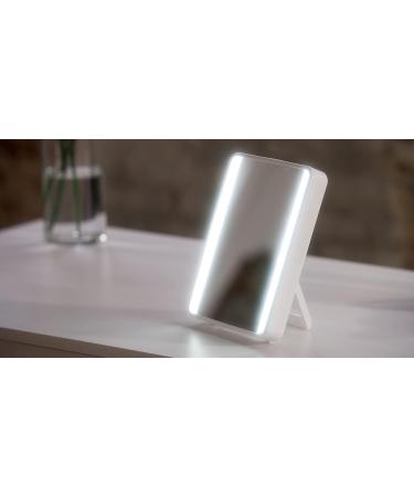 iHome Beauty Portable Makeup Mirror with Bluetooth Speaker - Distortion Free 6 X 8 LED Mirror for Travel | Up to 20 Hours Battery Life - Buy Online on GoSupps.com