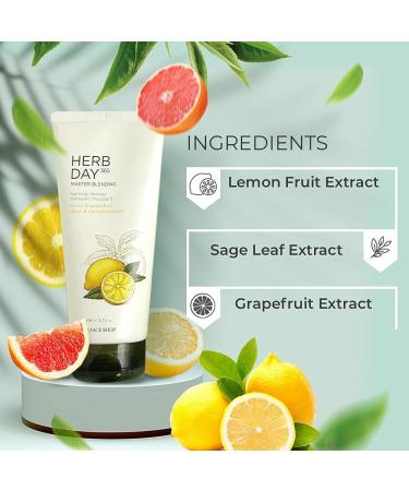 THE FACE SHOP Herb Day 365 Cleansing Foam Lemon - Buy Online on GoSupps.com