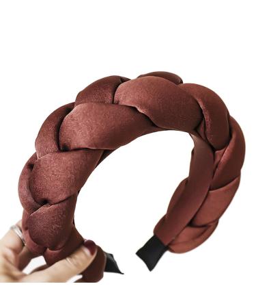 TCM-KE Women's Sponge Padded Velvet Headband - Light Solid Color Faux Silk - Black | Stylish & Comfortable Accessories for All Occasions - Buy Online on GoSupps.com