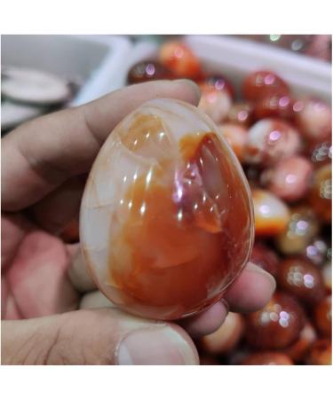 Crystal 1pc Stones 45mm Carnelian Agate Stones Orange Red Natural Sparkling Crystal Stone - Buy Online on GoSupps.com