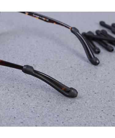 Gleavi Silicone Glasses Holder - 4 Pairs Non-Slip Ear Pads & Accessories for Sunglasses - Anti-Silicone Ear Clips - Black - Buy Online on GoSupps.com