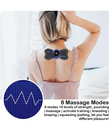Infreecs Portable Neck Massager - EMS Device with 8 Modes & 19 Levels for Pain Relief - Mini Cervical Massage Solution - Buy Online on GoSupps.com