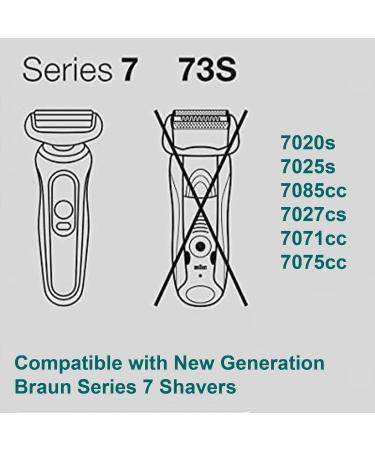 Braun Series 7 Replacement Head 73S - Compatible with 7020s, 7025s, 7085cc - 2 Count - Buy Online on GoSupps.com