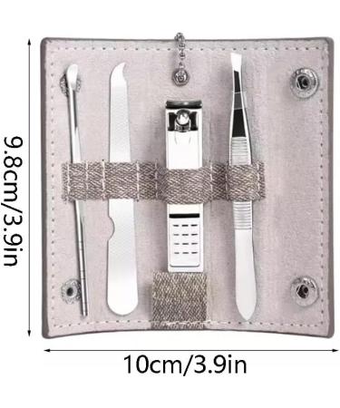 Nail Clippers Set Thick Nails Cutter Manicure Set with Tweezer for Eyebrow Plucking Nail Trimming for Men and Women (Color : Blue) - Buy Online on GoSupps.com