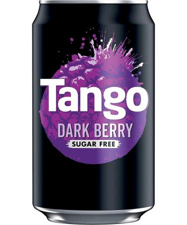 Tango Sugar Free Dark Berry 330 ml Can Dark Berry 1 Count (Pack of 1)