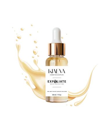 Kiaeva 40% Chemical Peel for Face - Peeling for Facial & Body Exfolianting with 15% Glycolic Acid - Dead Skin Remover with Gentle Formula for All Skin Type - 1 fl oz/30ml