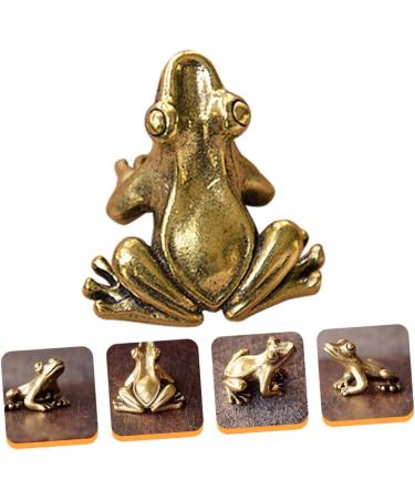 Alipis 1pc Figures Vivid Desktop Delicate Adornment Keychain Frog-designed Tabletop Vintage Pet Tea - Buy Online on GoSupps.com