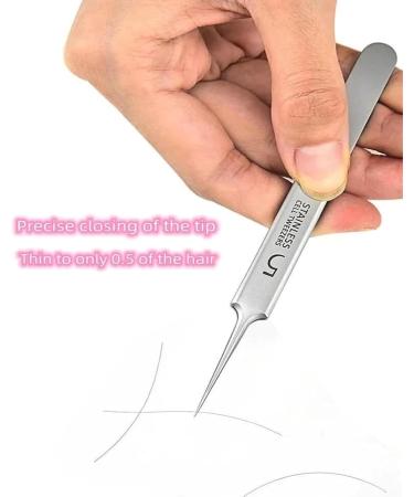 Usiveinborn Blackhead Remover Usiveinborn Tweezers Stainless Steel Facial Blackhead Remover Tweezers Precision Pimple Popper Tool Blackhead Tweezers (3pcs) - Buy Online on GoSupps.com