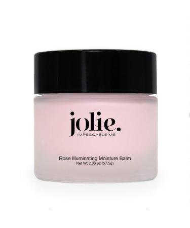Jolie Rose Face Balm - Illuminating Skin Moisture Dewy Radiance Beauty Cream 2 oz