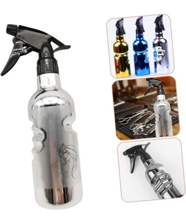 POPETPOP Hair Salon Spray Bottle Makeup Spray Water Mister Sprayer Hairdressing Spray Bottle Spray Can Nozzle Fine Mist Spray Bottle for Hair Press-type Sprayer Pressure Dispenser Plastic 23.5x6cm Silver - Buy Online on GoSupps.com