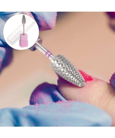 Beatifufu Tungsten Nail Drill Cuticle Cleaner Drill Bit Nail Bits Cuticle Drill Bits for Manicure Remove Nail Gel Drill Bits Cuticle Nail Bit Two-way Nail Polish Tungsten Steel 5x0.5cm As Shown - Buy Online on GoSupps.com