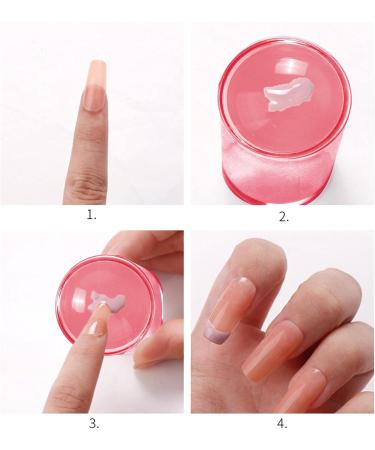 FACYNDE Nail Art Stamper - Silicone Nail Polish Manicure Tool with Cover | Jelly Soft Stamping Plates & Scraper for Stunning Nail Designs - International Shipping Available - Buy Online on GoSupps.com