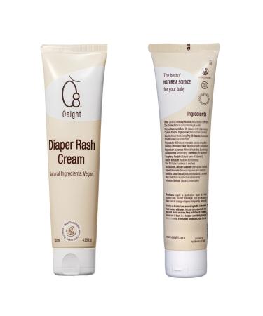 Oeight Diaper Rash Cream  100% natural active ingredients enriched with zinc  calendula  olive oil  castor seed oil and pro-vitamin B5. Helps prevent Diaper rash and skin irritation. - Buy Online on GoSupps.com