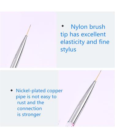 YUNYUN 3-Piece Nail Pen Set Nail Gel Polishing Painting Nail Decoration Painting Pen - Buy Online on GoSupps.com