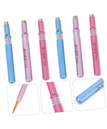 MERRYHAPY 6 Pcs Lipstick Wands - Retractable Lip Gloss Applicator & Makeup Brush for Flawless Application | International Shipping Available - Buy Online on GoSupps.com