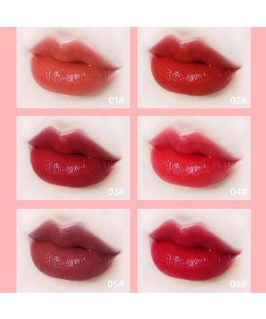 6 Colors Velvet Lip Tint Stain Set - Long-Lasting, Moisturizing, Waterproof Lipstick Set for Natural Matte Lip Color Makeup - Buy Online on GoSupps.com