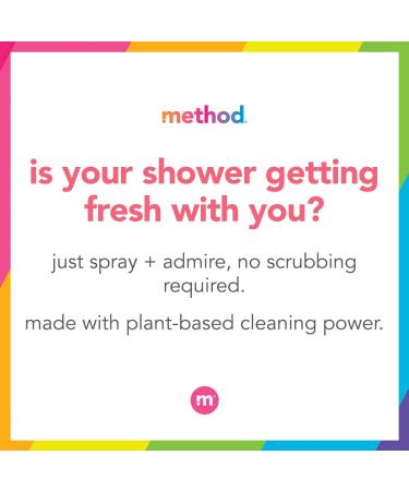 Method Daily Shower Cleaner Spray - Plant-Based, No Scrub, Eucalyptus Mint, 28 oz, 4 Pack - Buy Online on GoSupps.com