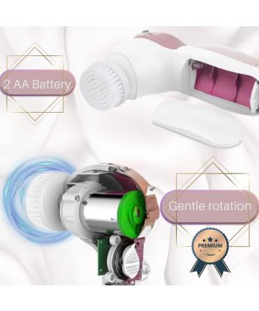 Premium 7-in-1 Facial Cleansing Brush - Gold Edition Exfoliating & Deep Cleanser for All Skin Types | Perfect Gift for Acne Care - Buy Online on GoSupps.com