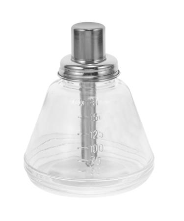 Baluue Push-down Dispenser Bottle - Empty Refillable Pump Bottle Empty Cleaner Storage Bottle for Nail Polish Remover Liquid