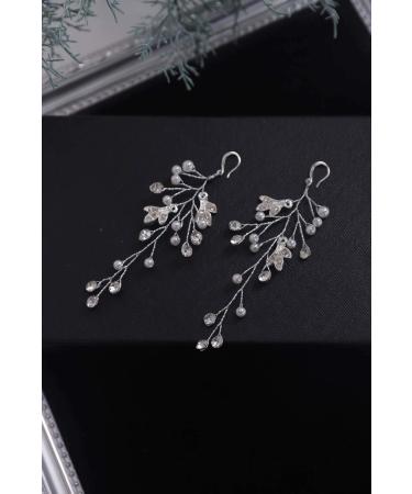 Denifery Handmade Flower Chandelier Earrings | Bridal & Statement Jewelry for Weddings Parties & Daily Wear (Style 5 - Buy Online on GoSupps.com