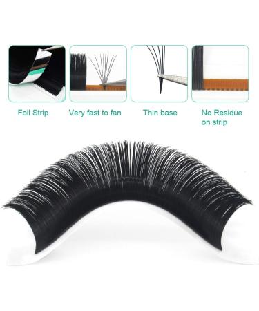 Easy Fan DD-0.07-12 Eyelash Extensions | Russian Lashes | Self Fanning & Blooming | 12mm DD Curl - Buy Online on GoSupps.com